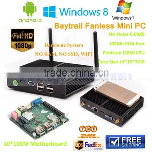 Cheapest Small Mini pc With Most Cost-effective Intel Pentium J2850 Quad Core,gaming Desktop pc Barebone System thumbnail-1