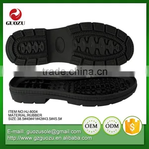 Black Color Flexible Working Labour Rubber Outsoles thumbnail-1