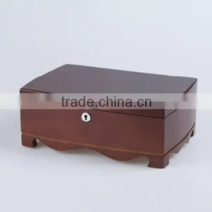 China Wooden Modern Large Jewelry Organizer With Lock thumbnail-3