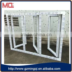 Double Glazing Pvc Tempered Glass Casement Windows thumbnail-1