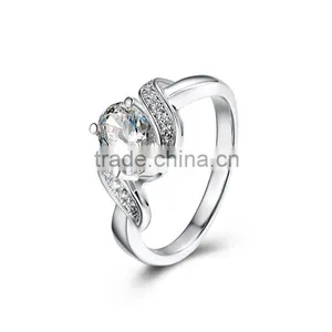 Infinite New Collection Micro Pave Setting 925 Silver Ring Custom Clover Ring of Lucky for Young Lady thumbnail-4