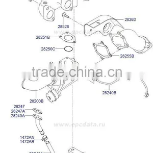 Turbocharger Assy 2.5 VGT CRDI D4CB Set for Engine Diesel From Mobis thumbnail-2