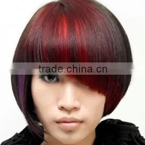 Hot Selling Human Hair Clip Bangs With Fashion Color thumbnail-1