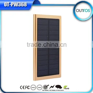 Best Solar Panel Battery 8000mah Power Bank With Flashlight thumbnail-4