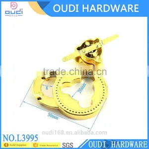 Custom Design Bag Hardware Twist Lock, Metal Lock for Handbag Accesories thumbnail-4
