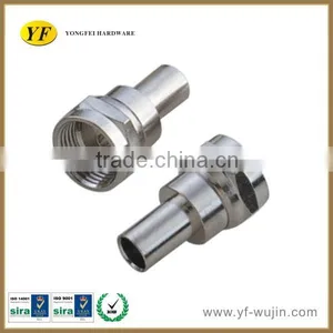 F Type Communication Terminal F Connector, Electronic Connector, Metal Fitting Connctors thumbnail-1