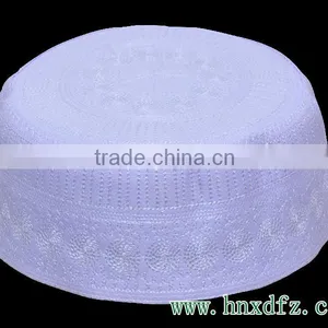 China Wholesale Embroidery Muslim Cap thumbnail-2