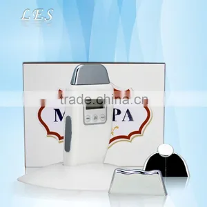 Mini Galvanic Ion Galvan Beauti Facial Device With 3 Optional Heads LCD Display Design thumbnail-1