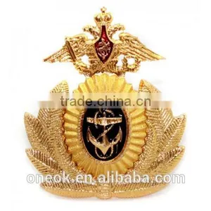 Army Uniform Metal Badge Russian Neval Military Pin Metal Badge Crafts Badge thumbnail-1