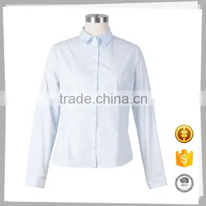 Clothes Supplier Latest Design Cheap Cotton Woman Blouse thumbnail-1