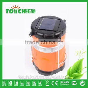 Super Bright LED Camping Lantern 3*AA Battery Solar Lantern Rechargeable Camp Light Outdoor Multifunctional Tent Lamp thumbnail-2