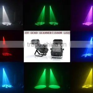 Professional Led Stage Light 1x60w Led Scanner Light EV SC60S thumbnail-1