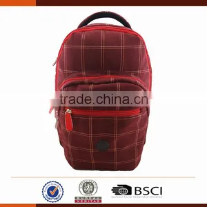 Fashion Plaid Laptop Backpack With Laptop Compartment thumbnail-1
