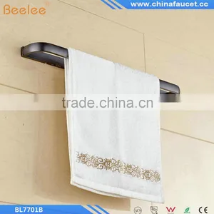 Copper Black Towel Rack Single Pole Towel Bar Bathroom Towel Hanging Bathroom Accessories thumbnail-2