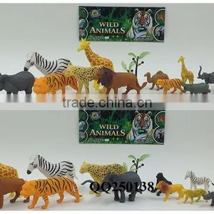 12pcs Animal Set Toy,plastic Funny Animals Toy Set thumbnail-1