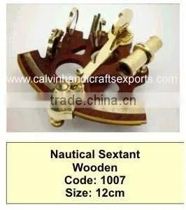 Wood Nautical Sextant thumbnail-1