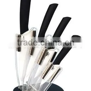 Transparent and Black Acrylic Knife Display Stand thumbnail-1