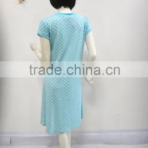 Pure and Fresh and Sweet Bowknot Nightgown Women thumbnail-5