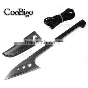Full Edge Blade Knife / Serrated Edge Blade Knife Fishing Harpoon Flake EDC Outdoor Survival Tool#S0024-1/2 thumbnail-4