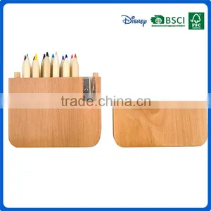 BSCI Certificated Mini Promotional Color Pencil Boxed Gift Set With Wood Sharpener Supplier's Choice thumbnail-5