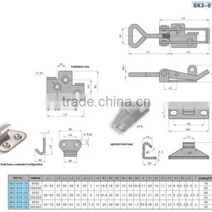 Common SK3-016 Toggle Link Clamp Latch thumbnail-3