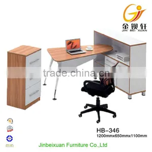Office Furniture Small Wooden Office Working Desk Computer Partition thumbnail-4