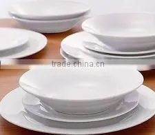7" 8" 9" 10" 10.5" Super Pure White High Quality Cermaic Porcelain Dinner Plate thumbnail-2