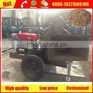 Mobile Diesel Engine Wood Chips Grinding Machine for Sale thumbnail-2