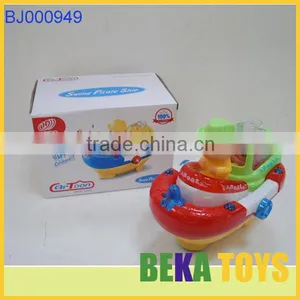 2014 Newest Toys White Kids Novelty Electric Led Robot Toy Small Plastic Cartoon Robot Toys thumbnail-2