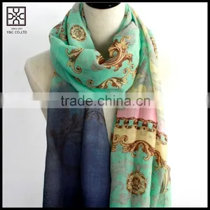 In Stock High Quality Polyester Lady Scarf thumbnail-2