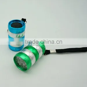 6 Led Aluminium Flashlight 6led Keychain Light thumbnail-1