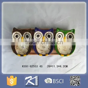 Kinsheng Wholesale Ceramic Plates Owl-shaped Plates thumbnail-2