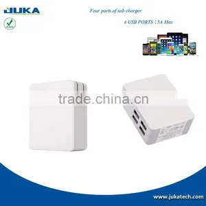 Wholesale Universal Travel Charger 4 Ports 5V 5A Usb Mobile Wall Charger thumbnail-1