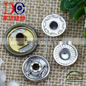 15MM Casual Fastener Twill Design Press Metal Snap Button for Casual Clothing thumbnail-4