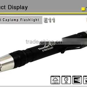 Dry Battery Power Source and Mini LED Light Torch Flashlight Silver thumbnail-1