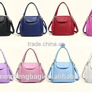 2015 New Fashionable Tote and Single Shoulder Leisure PU Lady Women Bag thumbnail-6