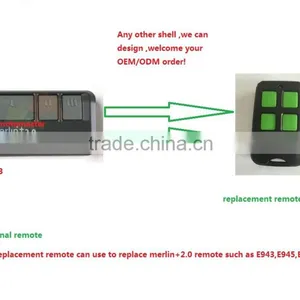 Merlin+2.0 Remote E945,E950,E943, MT100EVO Security +2.0, MT60EVO Security +2.0 thumbnail-2