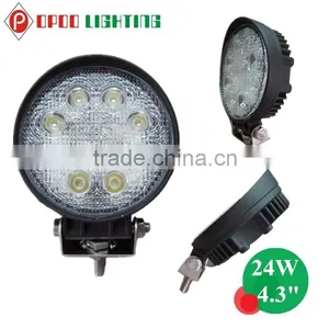 Cheap Price 4WD Truck 24W Led Work Light,4.3" Round 24W Led Work Light thumbnail-1