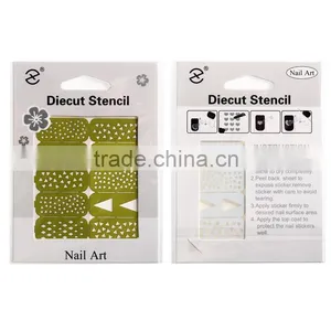 2016 New Trendy Nail Polish Hollow Nail Art Design Stencil for DIY Nail Sticker thumbnail-6