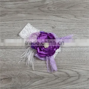 2016 Christmas Pearl Flower Bands Girls Hair Accessories thumbnail-3