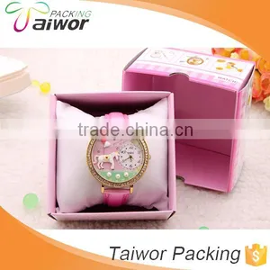 Watch Packaging Box With a Display Window,paper and Plastic Jewelry Box With a Velvet Pillow Base thumbnail-4