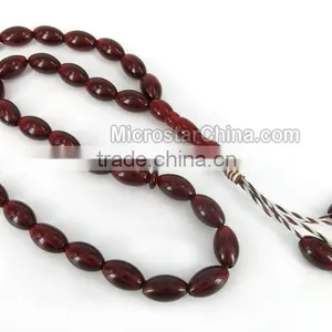 Prayer Beads Acrylic, 33 Beads Islamic Rosary Muslim, Islam Tesbih Quality Choice thumbnail-6
