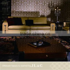 JS17-31+32 The Best Selling Tassels White Leather Sofa, 3 Seats LOUNGE With Oxhide Leather From China Supplier-JL&C Furniture thumbnail-4