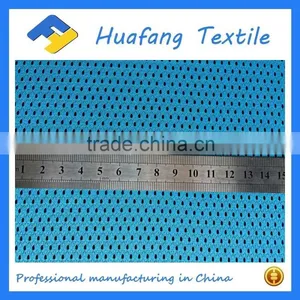 100% Polyester Knitted Mesh Fabric With the Hole Size 2mm for Sportswear thumbnail-2