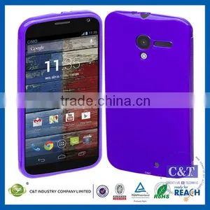 C&T Matte Back Black Flexible TPU Case for Moto X thumbnail-2