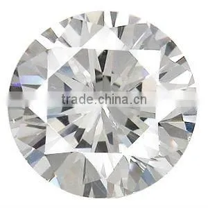 Loose Round Cut Cubic Zirconia Gemstone thumbnail-1