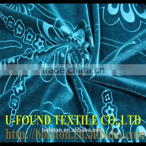 Korea Spandex Spun Velvet With 3D Emboss for Middle East Main Market thumbnail-1