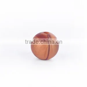2016 New Marble Grey Color Silicone Round Beads Silicone Round Teething Beads thumbnail-5