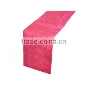 Best Quality Light Blue Burlap Table Runner thumbnail-5