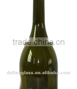 750ml Dark Green Corked Glass Wine Bottle Bordeaux Bottle thumbnail-1